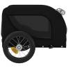 Pet Bike Trailer - Black Oxford Fabric & Iron - HipoMarket