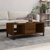 Coffee Table Brown Oak 102x50x40 cm Engineered Wood Colour brown oak Quantity in Package 1 