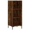 Stylish Highboard in Smoked Oak - 34.5x34x180 cm | HIPO Market