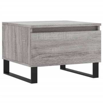 Stylish Grey Sonoma Coffee Table - 50x46x35 cm | HipoMarket