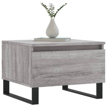 Stylish Grey Sonoma Coffee Table - 50x46x35 cm | HipoMarket