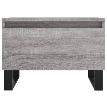 Stylish Grey Sonoma Coffee Table - 50x46x35 cm | HipoMarket