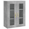 Highboard Concrete Grey 69.5x34x180 cm - Stylish Storage Solution