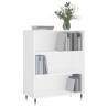 Modern White Bookcase - Engineered Wood | Hipo Market