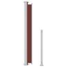 Patio Retractable Side Awning 220x500 cm - Brown Privacy Awning