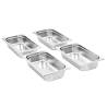 Gastronorm Containers 8 pcs GN 1/3 Stainless Steel | Hipo Market