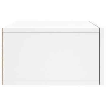 Wall-mounted Bedside Cabinet White - Stylish & Practical Storage