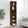 Highboard Smoked Oak 34.5x32.5x180 cm Engineered Wood Colour smoked oak Quantity in Package 1 Model 3 shelves 