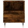 Stylish Smoked Oak Bedside Cabinet - 40x35x50 cm