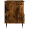 Stylish Smoked Oak Bedside Cabinet - 40x35x50 cm