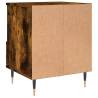 Stylish Smoked Oak Bedside Cabinet - 40x35x50 cm