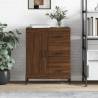 Sideboard Brown Oak 69.5x34x90 cm Engineered Wood Colour brown oak Quantity in Package 1 