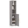 Stylish Highboard Grey Sonoma | Engineered Wood Storage Solution