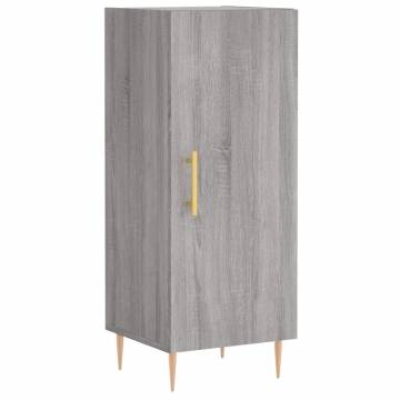 Stylish Highboard Grey Sonoma | Engineered Wood Storage Solution