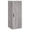 Stylish Highboard Grey Sonoma - 34.5x34x180 cm | HiPoMarket