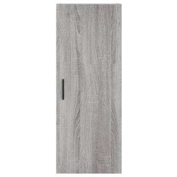 Stylish Highboard Grey Sonoma - 34.5x34x180 cm | HiPoMarket