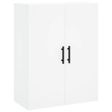 Stylish Highboard White 69.5x34x180 cm - Durable & Elegant