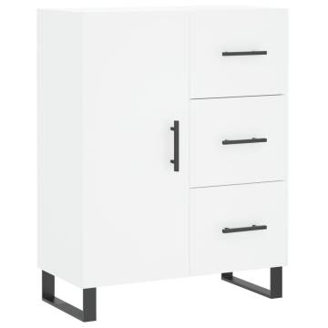 Stylish Highboard White 69.5x34x180 cm - Durable & Elegant