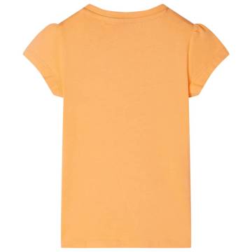 Bright Orange Kids' T-shirt Size 128 | Fun & Comfortable Wear