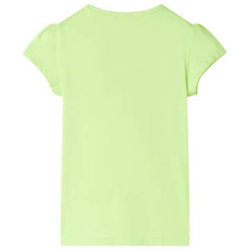 Kids' Neon Yellow T-shirt 128 | Comfortable & Stylish Wear