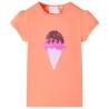 Kids' T-shirt Neon Orange 92 Colour orange Size 92 (1.5-2y) 