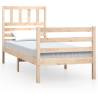 Solid Wood Bed Frame 90x200 cm - Sturdy & Timeless Design