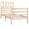 Solid Wood Bed Frame 90x200 cm - Sturdy & Timeless Design