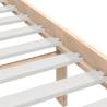 Solid Wood Bed Frame 90x200 cm - Sturdy & Timeless Design