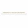 Stylish White Bed Frame 200x200 cm | Durable Engineered Wood