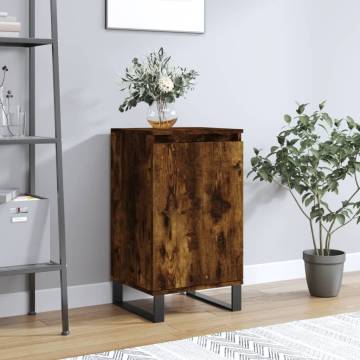 Stylish Smoked Oak Sideboard - 40x35x70 cm | Hipo Market