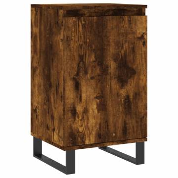 Stylish Smoked Oak Sideboard - 40x35x70 cm | Hipo Market