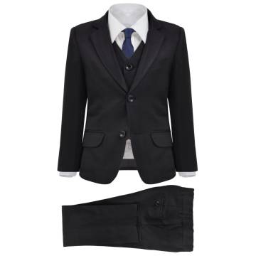 Children's 3 Piece Dinner Suit Size 116/122 - Stylish Black Suit