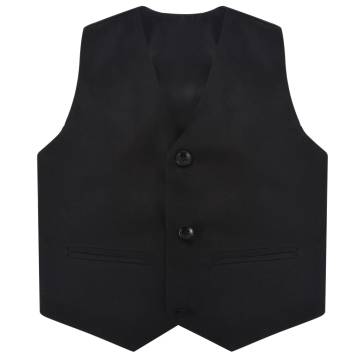 Children's 3 Piece Dinner Suit Size 116/122 - Stylish Black Suit