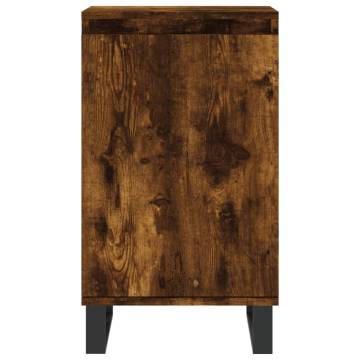 Stylish Smoked Oak Sideboard - 40x35x70 cm | Hipo Market