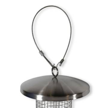 HI Stainless Steel Hanging Bird Feeding Station | 14x27.5 cm