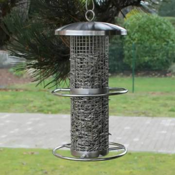 HI Stainless Steel Hanging Bird Feeding Station | 14x27.5 cm