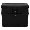 Safe Box Black 44x37x34 cm - Fireproof & Waterproof Protection