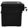 Safe Box Black 44x37x34 cm - Fireproof & Waterproof Protection