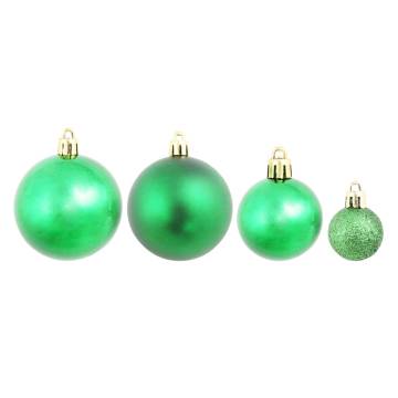 Christmas Balls 100 pcs Red/Gold/Green - Festive Decor | HipoMarket