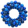 Christmas Wreath Blue 45 cm Polystyrene Colour blue Quantity in Package 1 