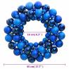 Blue Christmas Wreath - 45 cm Shatterproof Decor | Hipomarket