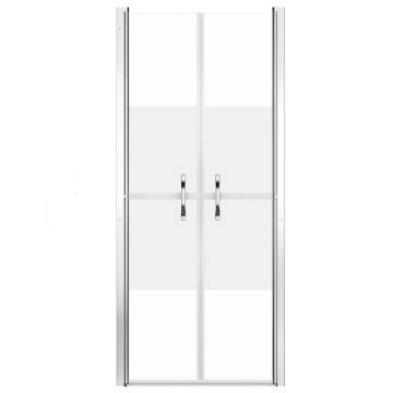 Stylish Shower Door Half Frosted ESG 91x190 cm | Hipomarket