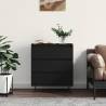 Trendy Black Sideboard 60x35x70 cm - Durable & Stylish