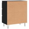 Trendy Black Sideboard 60x35x70 cm - Durable & Stylish