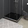 Rectangular ABS Shower Base Tray Black 80x90 cm - Hipomarket