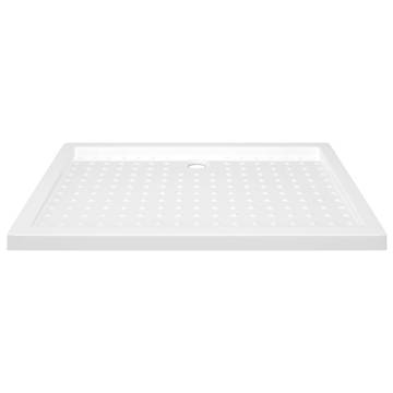 Shower Base Tray with Dots - White 70x100x4 cm ABS | HipoMarket