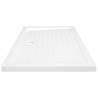 Shower Base Tray with Dots - White 70x100x4 cm ABS | HipoMarket