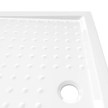 Shower Base Tray with Dots - White 70x100x4 cm ABS | HipoMarket