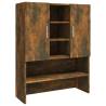 Washing Machine Cabinet Smoked Oak - Stylish Storage Solution