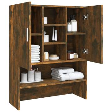 Washing Machine Cabinet Smoked Oak - Stylish Storage Solution